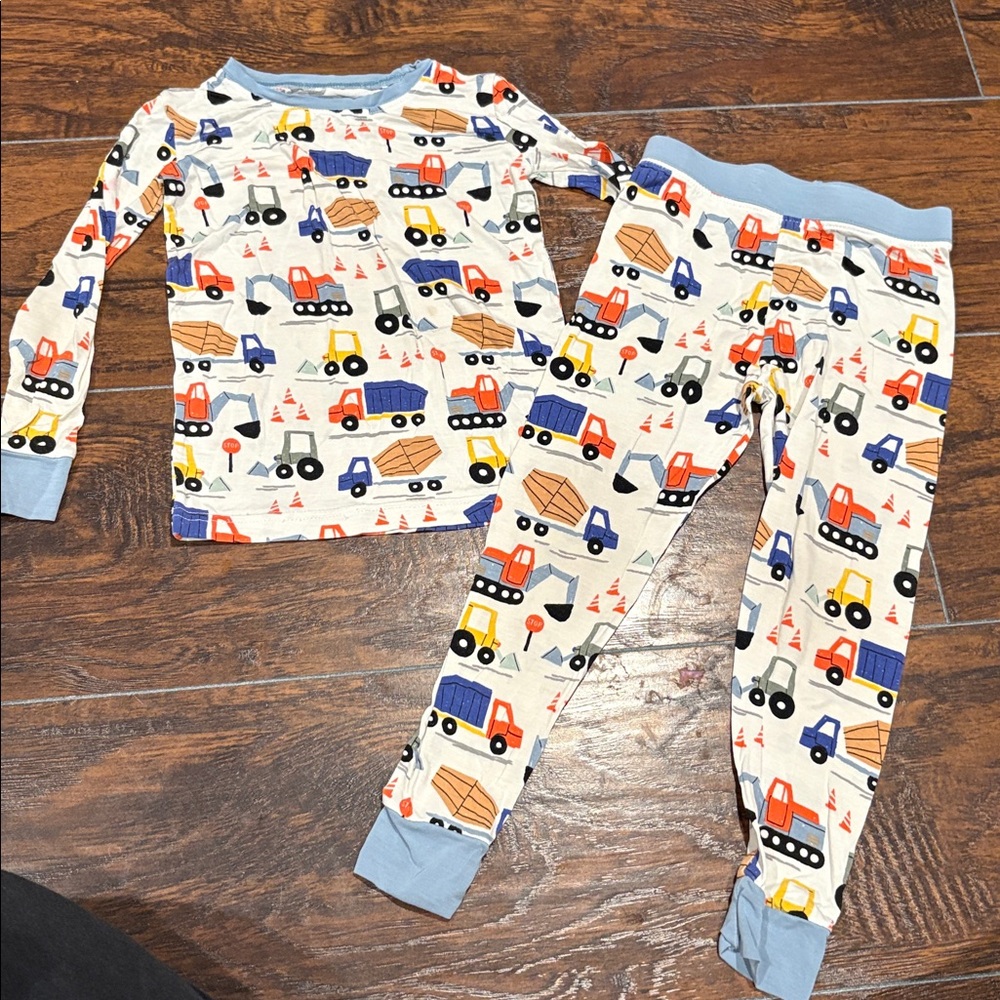 Little Sleepies Construction Bamboo Pajama Set